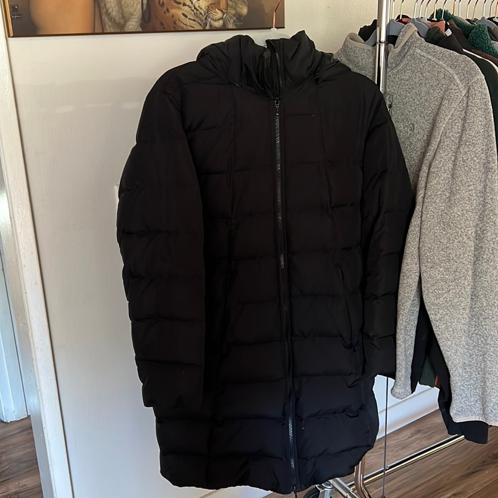 Down long jacket